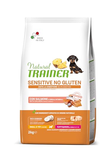 Natural Trainer Sensitive No Gluten Hundefutter für Puppy & Junior mit Lachs - 2 kg von trainer