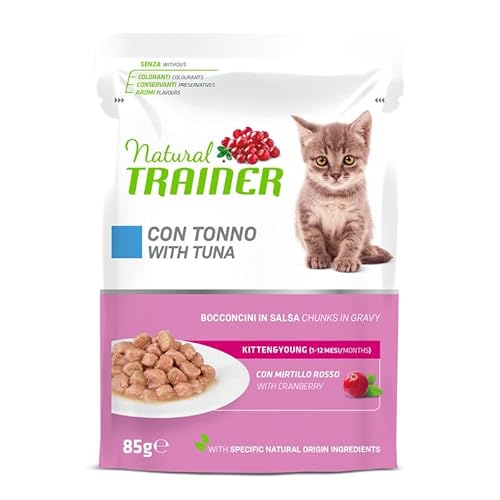 Natural Trainer Kitten & Young Nassfutter für Kätzchen mit Thunfisch - 85 g von trainer