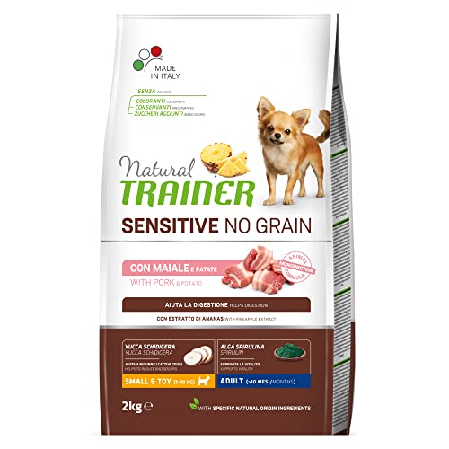 Natural Trainer Sensitive No Grain Hundefutter Small & Toy mit Schwein und Kartoffeln - 2 kg von trainer