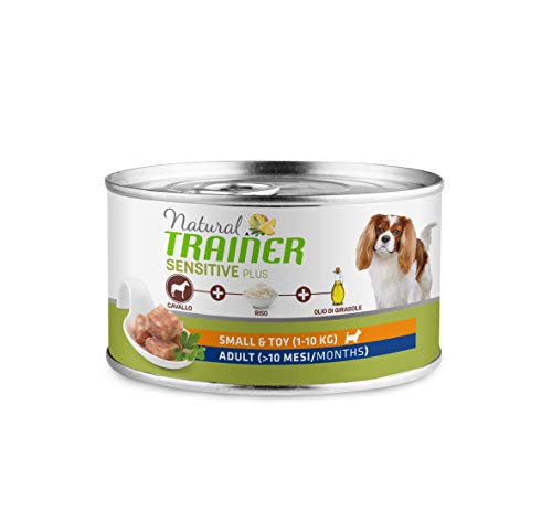 Natural Trainer Sensitive Plus, Nassfutter für Erwachsene Hunde mit Pferd - 24 x 150g - 3,6kg von trainer