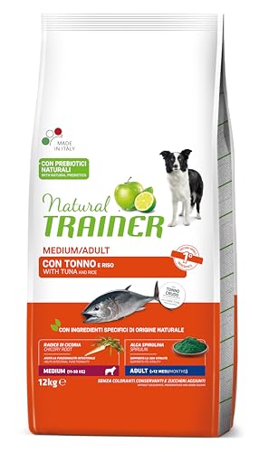 Natural Trainer Medium Futter für Erwachsene Hunde mit Thunfisch - 12 kg von trainer