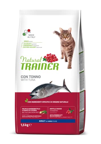 Trainer Natürlich mit 1,5kg Thunfisch - Katzen Trockenfutter Kroketten von trainer