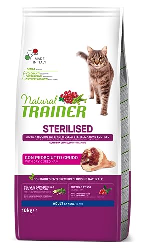 Trainer Natural Sterilised Erwachsene mit Rohschinken und Erbsenfaser 10 kg, 10.000 g von trainer