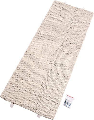 Premium Eck-Kratzbrett Sisal Beige für Innen- und Außenecken (2 Stück 28x52cm) von trendmile