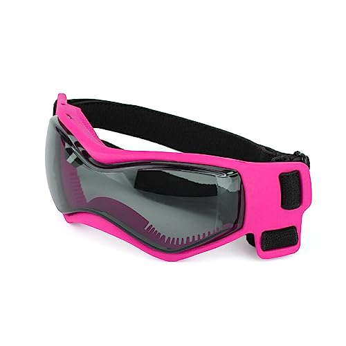 tuwiwol 1 Paar Pet Glasses Faltbare Sunproof Entzückende Outdoor Schwimmen Skifahren Snowboarden Pets Goggles Eyewear Sonnenbrillen, Rosa von tuwiwol