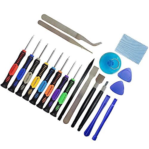 tuwiwol Mobile Reparaturwerkzeuge LCD Bildschirm Werkzeug Spudger Edelstahl Schraubendreher Demontage Universal Professional Für, 20 Stück/Set von tuwiwol