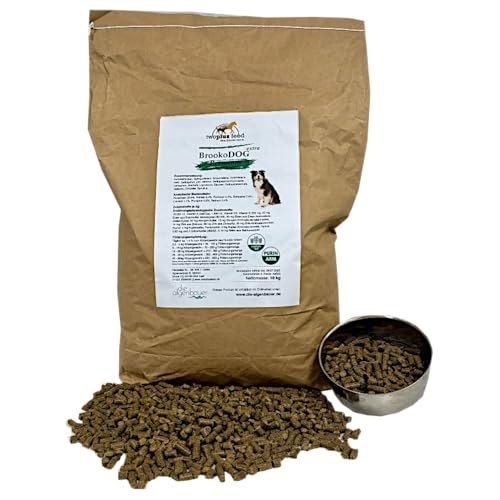 BrookoDog Premium Spirulina 10 kg Hundefutter Darmgesundheit von twoplus feed