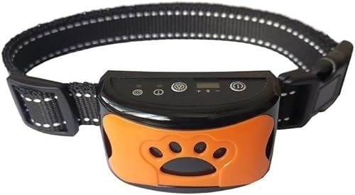 Bequemes Weiches Gepolstertes Hundehalsband, Haustierhalsband, Verstellbares, Strapazierfähiges Nylon-Hundehalsband Für Alle Rassen Große Hunde(Orange) von tylxayoxa