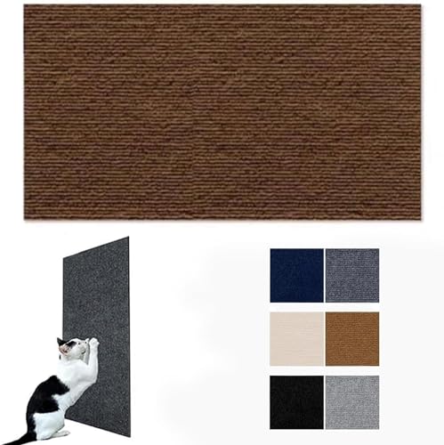 Cat Scratching Mat, Kratzmatte Für Katzen, Selbstklebend Kratzmatte Katze, DIY Trimmbarer Teppich Matte Pad Katzenkratzbretter, Katzenteppich Für Kratzbaum, Katzenkratzmatte Für Katzenwand (Color : B von tylxayoxa