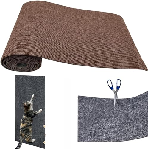 Geformtes Hunde-Kratzpad for Nägel, Hunde-Nagelfeile-Spielzeug for Die Krallenpflege Von Hunden, Verkürzte Seitennägel des Hundes Einfach Und Stressfrei (Color : Brown, Size : 40 * 100 cm) von tylxayoxa