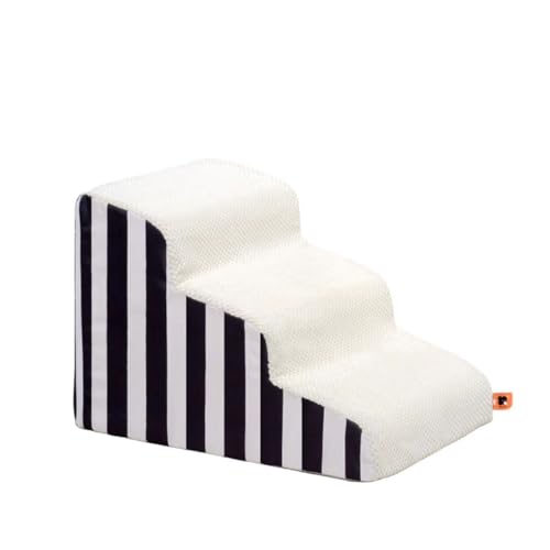 Hundetreppe 3 Stufen, Haustiertreppe Für Kleine Hunde Und Katzen, Hund Treppe Aus Hochdichtem Schwamm, Dog Steps Für Sofa Bett, rutschfeste, Abnehmbar, Waschbar (Color : D, Size : 3 Steps) von tylxayoxa