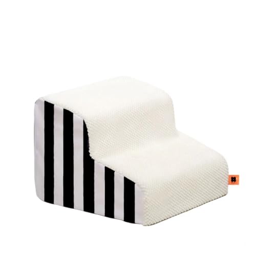 wasserdichte Haustiertreppe Für Hunde, Tragbar Hundetreppe Mit Waschbar Bezug, Abnehmbar Katzentreppe Haustierleiter Für Sofa Bett (Color : D, Size : 2 Steps) von tylxayoxa