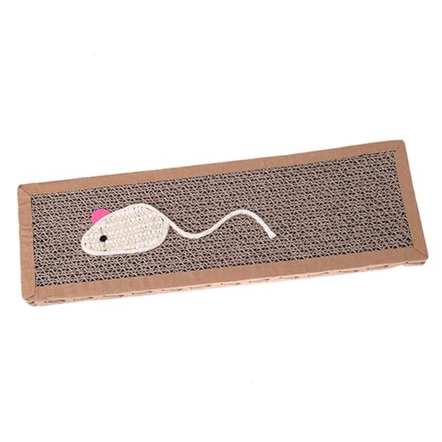 Best Cat Toys Kitten Scratch Pad Board Corrugated Safe Card Bed Claw Care Interactive Toy Scratching Mat Cat Toys for Indoor Cats Interactive von ulafbwur