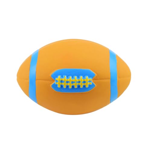 ulafbwur Best Dog Toys Dog Bite Toy Rugby Shape Cleaning Tooth Soft Latex Toy Puppy Ball Toy Dog Toy Dog Bite Toy Cool Dog Toys von ulafbwur