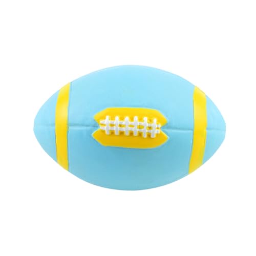 ulafbwur Best Dog Toys Dog Bite Toy Rugby Shape Cleaning Tooth Soft Latex Toy Puppy Ball Toy Dog Toy Dog Bite Toy Cool Dog Toys von ulafbwur