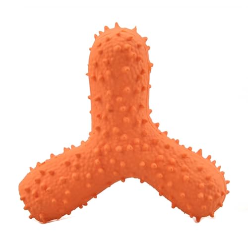 ulafbwur Toys for Dogs Pet Latex Pierced Bones Multi-Shape Vocal Bissresistente Cleaning Dog Toys Dog Activity Toys von ulafbwur