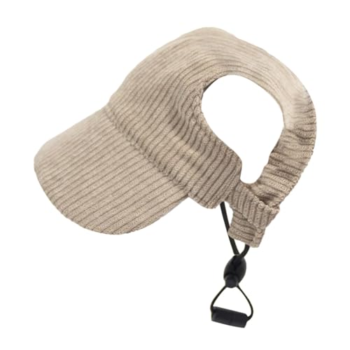 Hundeballmütze, Baseballmütze für Hunde - Sportmütze für Hunde mit verstellbarem Kordelzug,Atmungsaktives Outdoor-Sunbonnet für Haustiere, Reisehut für UV-Schutz von ulapithi