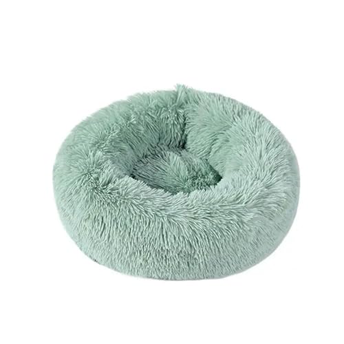 Katzennest Runde Katzenbetten Weiche Shaggy Matte Indoor Hund Katzenbett Haustierbedarf Abnehmbar Maschinenwaschbar Kissen Bett für Kleine Haustiere Katzenhaus Hundehaus Katzenhaus Katzenbett von umsl