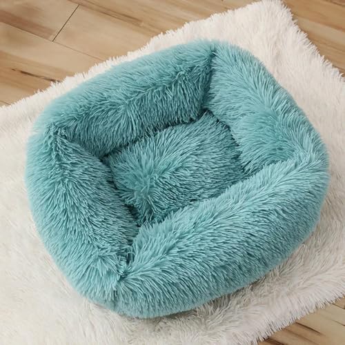 umsl Hundebetten Matten Super Soft Square Pet Dog Bed Cat Bed Plush Full Size Calm Bed Comfortable Sleeping Artefakt Soothing Bed Katzenhaus Hundehaus Katzenhaus Hundebett von umsl