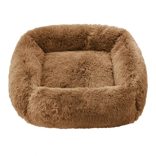 umsl Hundebetten Matten Super Soft Square Pet Dog Bed Cat Bed Plush Full Size Calm Bed Comfortable Sleeping Artefakt Soothing Bed Katzenhaus Hundehaus Katzenhaus Hundebett von umsl