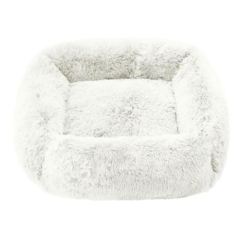 umsl Hundebetten Matten Super Soft Square Pet Dog Bed Cat Bed Plush Full Size Calm Bed Comfortable Sleeping Artefakt Soothing Bed Katzenhaus Hundehaus Katzenhaus Hundebett von umsl