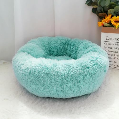 umsl Pet Dog Bed Warm Fleece Round Dog Kennel House Long Plush Winter Pets Dog Beds For Medium Large Dogs Cats Soft Sofa Cushion Mats von umsl