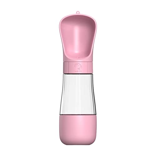 Mit Futterbehälter, Rutschfester Kapazität, Zeltflasche für Spaziergänger im Freien(Rosa) von univolunaris