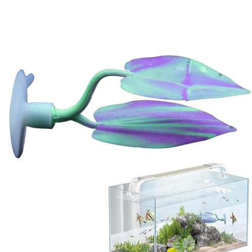 Betta Bett - Betta Hängematte - Kampffisch Blatt - Betta Bett Aquarium Künstliche - Simulationsblätter Mit Saugnapf Künstliche Pflanzen Blatt Für Betta Fisch Ruheplatz von usefulbeauty