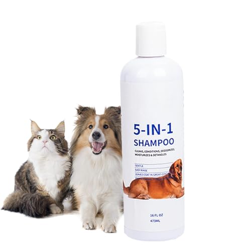 usefulbeauty Haustiershampoo, Hundeshampoo und Spülung,Haustiershampoo und Spülung für Hunde - 16fl Oz Smell Good Hundeshampoo, Hundeshampoo und Fellwäsche, trockene Haut und Juckreizlinderung, von usefulbeauty