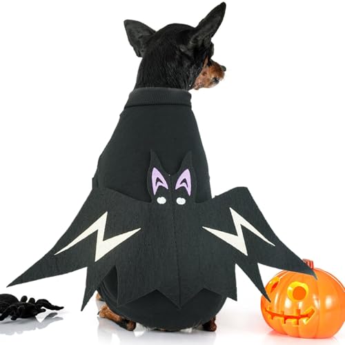 usefulbeauty Hunde-Halloween-Kostüm Fledermaus,Katzen-Fledermaus-Halloween-Kostüm - Glow In The Dark Fledermausflügel Cosplay Hundekostüm | Haustier-Welpen-Cosplay-Fledermaus-Kostüm-Bekleidung für von usefulbeauty