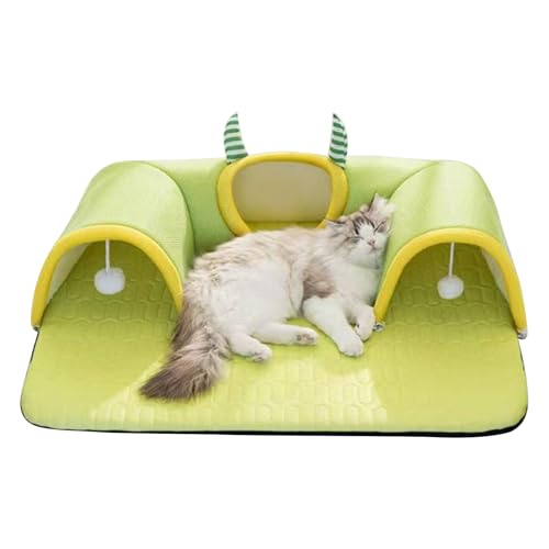 usefulbeauty Katzentunnel,Großes Katzenbett Höhle Mit Tunnel - Interaktives Spielzeug Kissen Haustierzubehör für Innensäuglinge Kätzchen Welpe Kaninchen Kleintier Bereicherung usefulbeauty Katzentunnel,Großes Katzenbett Höhle Mit Tunnel - Interaktives Spielzeug Kissen Haustierzubehör für Innensäuglinge Kätzchen Welpe Kaninchen Kleintier Bereicherung von usefulbeauty