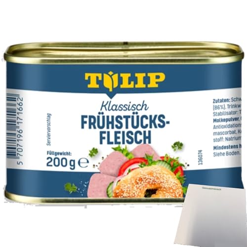 Tulip Klassisch Frühstücksfleisch (1x200g Dose) + usy Block von usy