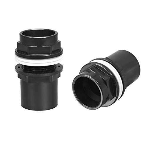 uxcell PVC Wasserschlauch Verbindungsstück für Aquarien, gerade, Schlauchverbinder für Aquarien, 1-1/4",2pcs von uxcell