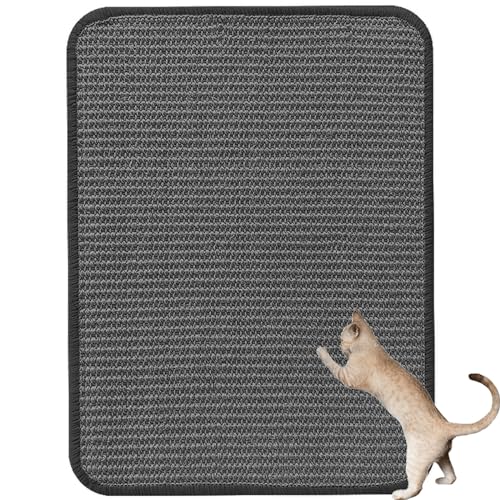 Kratzmatte Katze Wand Kratzteppich Katzen Kratzbrett Teppich Katzen Katzenkratzbretter Katzenkratzmatte für Schützt Sofa Möbel Kratzschutz Teppiche(15x15cm) von uyeoco