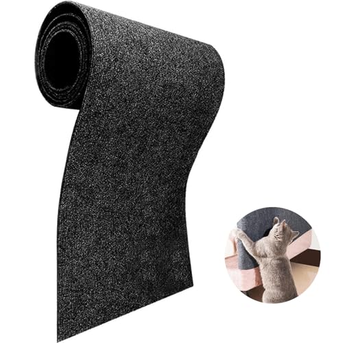 Kratzmatte Katzen Selbstklebend Kratzteppich Katze Wand Kratzschutz Sofa Katze DIY Climbing Cat Scratcher für Wandmontage Geeignet Möbel Kratzschutz Tür(#3,30x100cm) von uyeoco