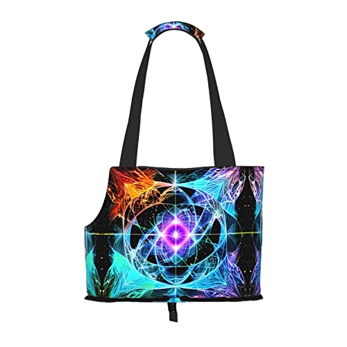 Eight Dimensional Space Kleine Hunde-Geldbörse, weiche Seiten, Haustier-Tragetasche, Taschen, tragbare Katzen-Reise-Handtasche von vacsAX