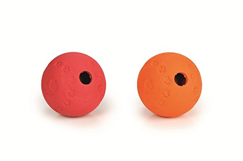 Beeztees Snackball - Hundespielzeug - Gummi - Farblich Sortiert - 11,5 cm von Beeztees