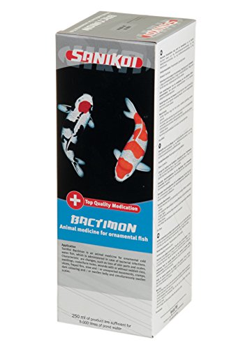 Velda Sanikoi 121111 Heilmittel gegen bakterielle Infektionen für Teichfische 250 ml, Bactimon von velda