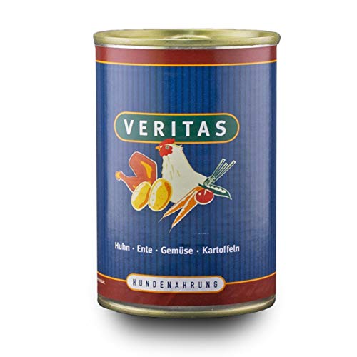 Veritas Hundemenü Hundefutter nass – Gourmet Sorte Huhn Ente Gemüse Kartoffeln - Nassfutter für Erwachsene Hunde I Hundenassfutter (10x 400g) von veritas