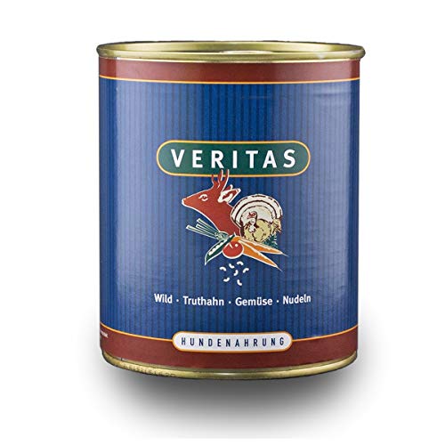 Veritas Hundemenü Hundefutter nass – Gourmet Sorte Rind Gemüse Reis - Nassfutter für Erwachsene Hunde I Hundenassfutter Dosenfutter (10x 800g) von veritas