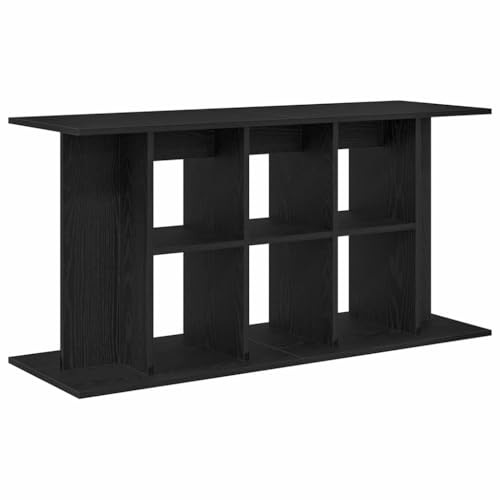 vidaXL Aquariumständer Schwarz Eichen-Optik 120x40x60 cm Holzwerkstoff, Aquarienschrank, Aquarienunterschrank, Aquarienständer, Aquariumunterschrank von vidaXL