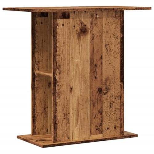 vidaXL Aquarienständer 36x75x72,5 cm Holzbearbeitung Holz Altholzfarben Aquarienschrank Aquarienständer Stabiler Schrank für Aquarium, Aquarium Unterschrank von vidaXL