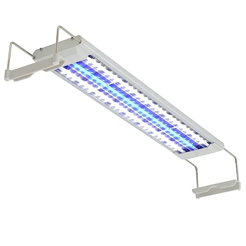 vidaXL Aquarium Beleuchtung 50-60 cm LED Lampe Aufsetzleuchte Klemmleuchte von vidaXL