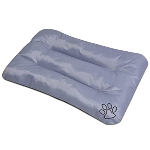 vidaXL Hundebett Hundematratze Liegebett für Hunde Liegekissen Größe XL Grau von vidaXL