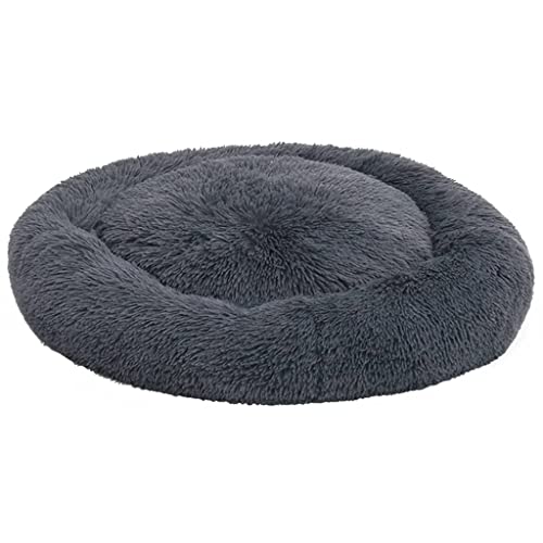 vidaXL Hundekissen Katzenkissen Waschbar Dunkelgrau 90x90x16cm Hundebett von vidaXL