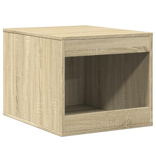 vidaXL Katzenklo Schrank, Katzenschrank Katzentoilette, Beistelltisch Katzenhaus, Katzenmöbel Verstecktes Design, Sonoma Eiche Holzwerkstoff von vidaXL