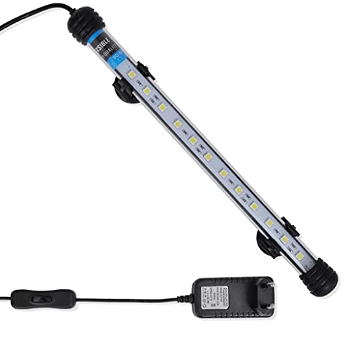 vidaXL LED Aquariumlampe 28cm Weiß Aquarium Beleuchtung Licht Lampe Mondlicht von vidaXL