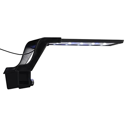 vidaXL LED Aquariumleuchte mit Klemme Aquarium Lampe Beleuchtung Leuchte Aquarienlampe Klemmleuchte Aufsetzleuchte 25-45cm Blau Weiß von vidaXL