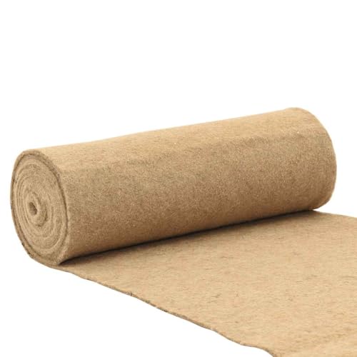 vidaXL Nagermatte Hanf 0,5x5 m 5 mm, Nagerteppich, Nagermatte 100% Hanf, Hanfmatte für Nagetiere, Hanfmatte, Bio-Hanfmatte von vidaXL