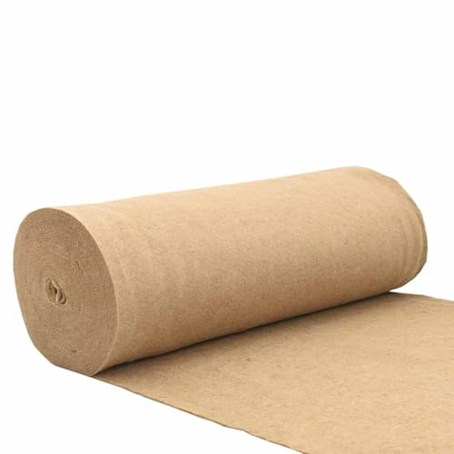 vidaXL Nagermatte Hanf 1x25 m 5 mm, Nagerteppich, Nagermatte 100% Hanf, Hanfmatte für Nagetiere, Hanfmatte, Bio-Hanfmatte von vidaXL